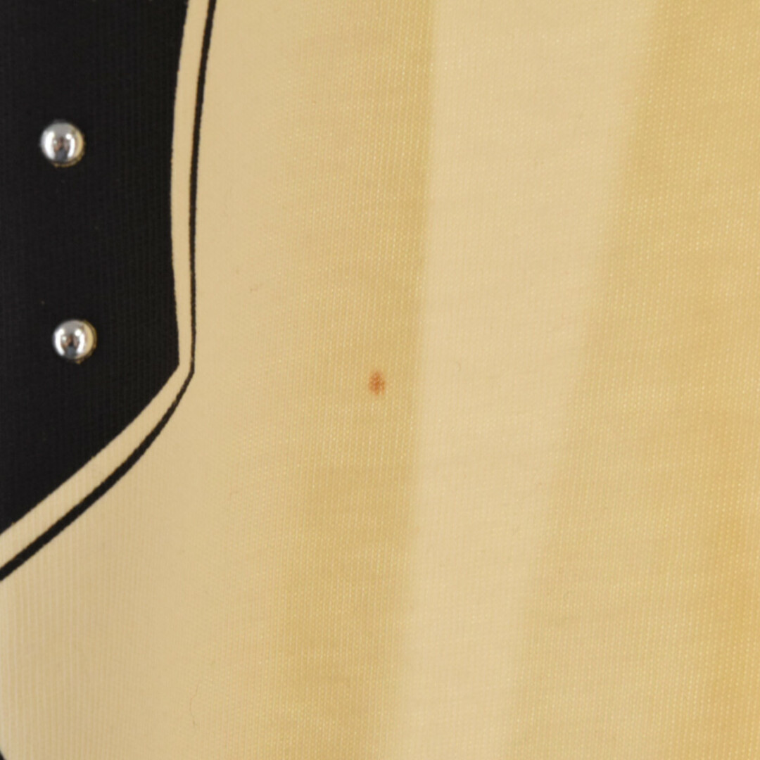 MONCLER モンクレール 18SS SS T SHIRT スタッズ付き ロゴプリント 半袖 Tシャツ 袖ワッペン ベージュ H10918C00015