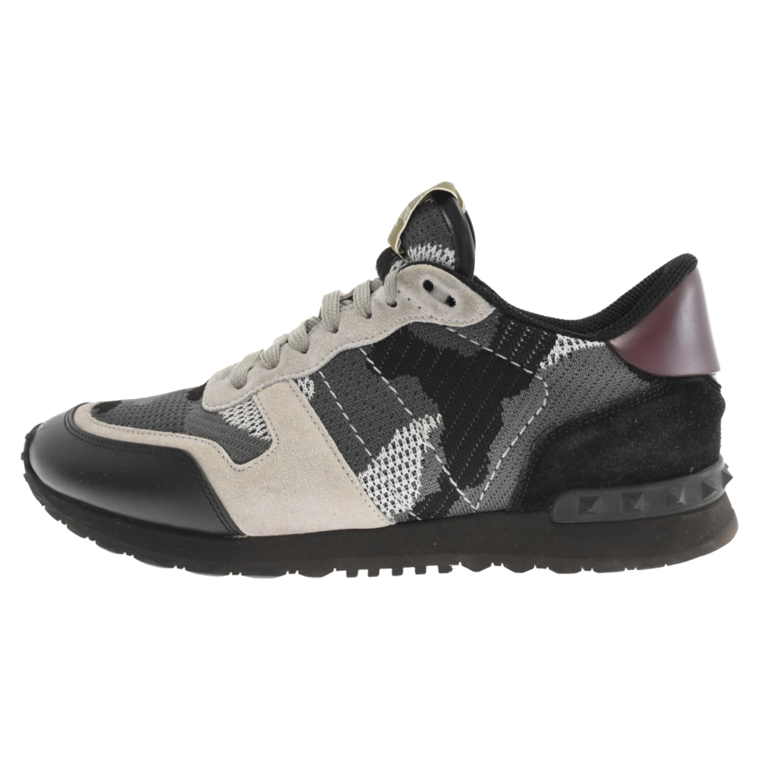 VALENTINO GARAVANI バレンティーノ ガラヴァーニ ROCK RUNNER TRAINER SNEAKER TY0S0723QRK ロックランナー カモ ローカットスニーカー グレー/ブラック