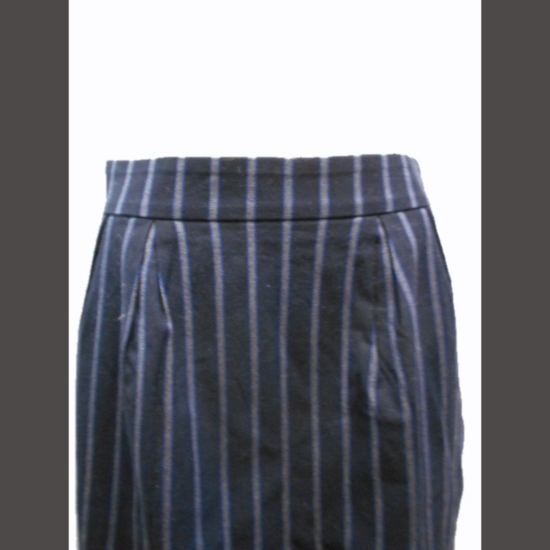 anatelier(アナトリエ)のアナトリエ ANATELIER スカート ストライプ ウール混 36 ネイビー レディースのスカート(その他)の商品写真