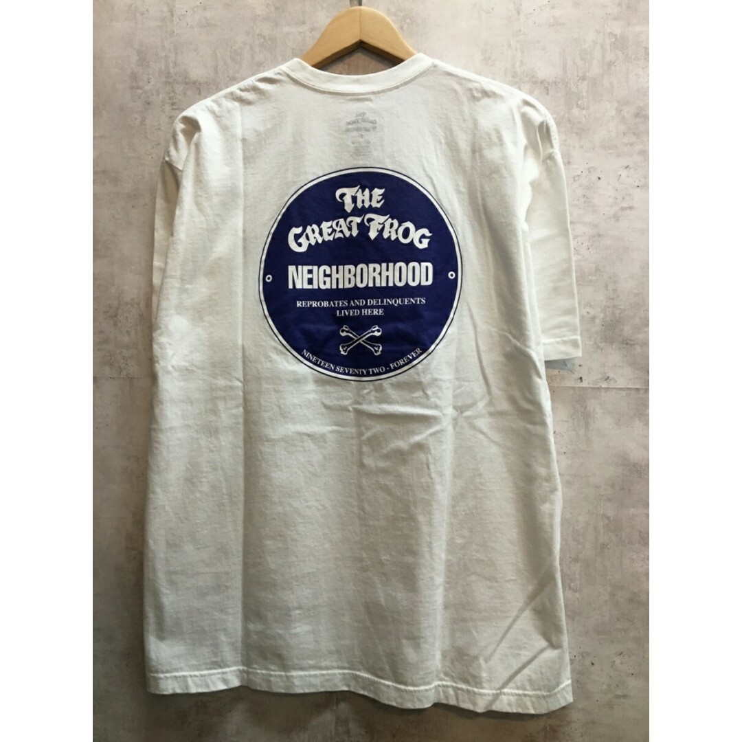 NEIGHBORHOOD NH × GREAT FROG.TEE SS WHITE ネイバーフッド グレートフロッグ Tシャツ 23ss  231PCGFN-ST01S【中古】【004】