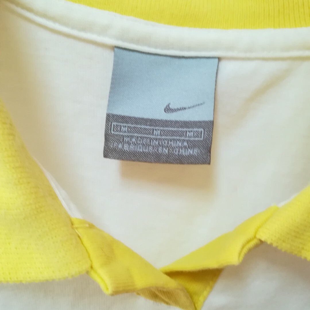 NIKE(ナイキ)の✨NIKE ナイキ 黄色ノースリーブポロシャツ レディースMサイズ レディースのトップス(ポロシャツ)の商品写真