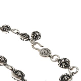 クロムハーツ CHROME HEARTS ■ 【 NO2 CRS BALL 】 クロスボール シルバー ブレスレット　29713