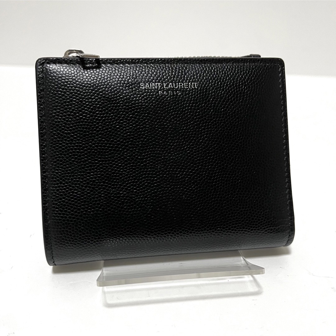 箱付✨極美品✨ SAINTLAURENT サンローラン 財布 キャビアスキン 黒