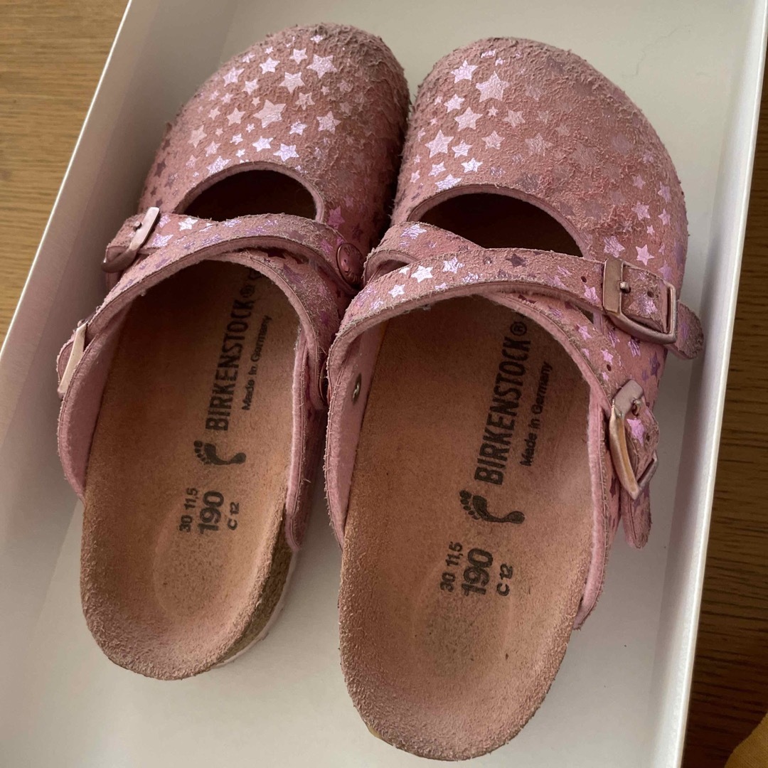 BIRKENSTOCK(ビルケンシュトック)のBIRKENSTOCK キッズ　スター　サボ　ピンク19 キッズ/ベビー/マタニティのキッズ靴/シューズ(15cm~)(サンダル)の商品写真