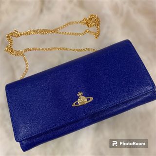 ヴィヴィアン(Vivienne Westwood) 長財布(ブルー・ネイビー/青色系