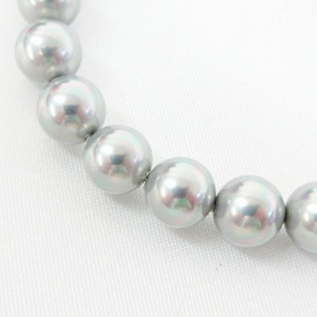other - フェイクパール ネックレス イヤリング 2点 セット 8mm グレー