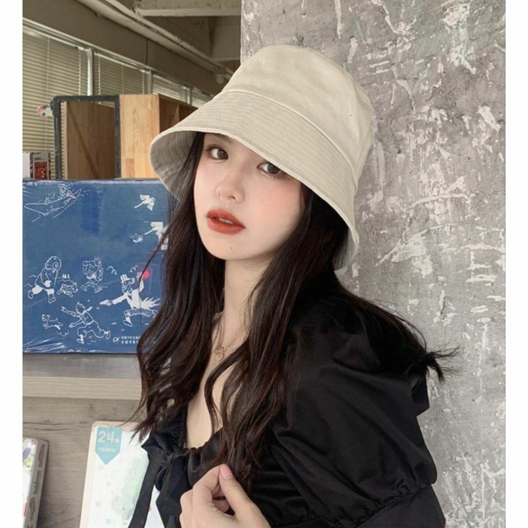 バケットハット 帽子 韓国 レディース ベージュの通販 by sana's shop ...