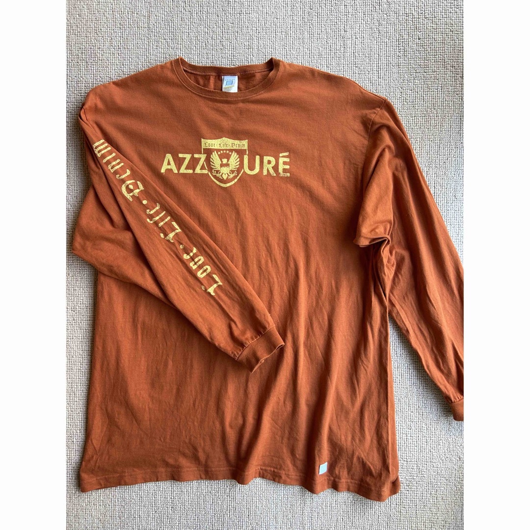 AZZURE(アズール)のAZZURE アズール　メンズ　長袖 ロンT ロングスリーブ　3XL メンズのトップス(Tシャツ/カットソー(七分/長袖))の商品写真