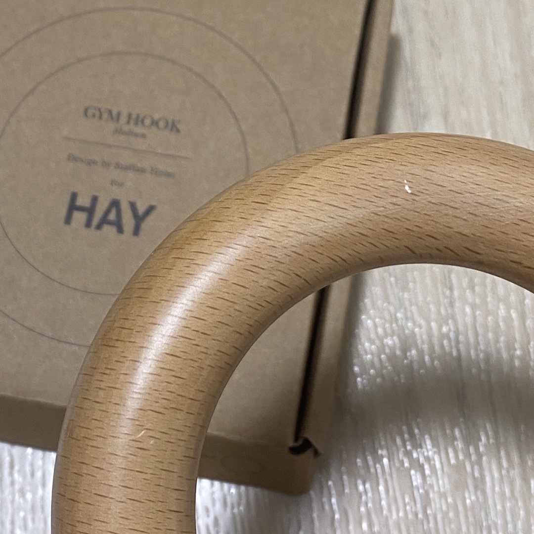 HAY GYM FOOK ヘイ ジムフックM ナチュラル 未使用 廃盤品 HAY GYM FOOK ヘイ ジムフックM ナチュラル 未使用 廃盤品