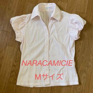 ナラカミーチェ(NARACAMICIE)のNARACAMICIEナラカミーチェ　パフスリーブ ブラウス　Ⅰサイズ(シャツ/ブラウス(半袖/袖なし))