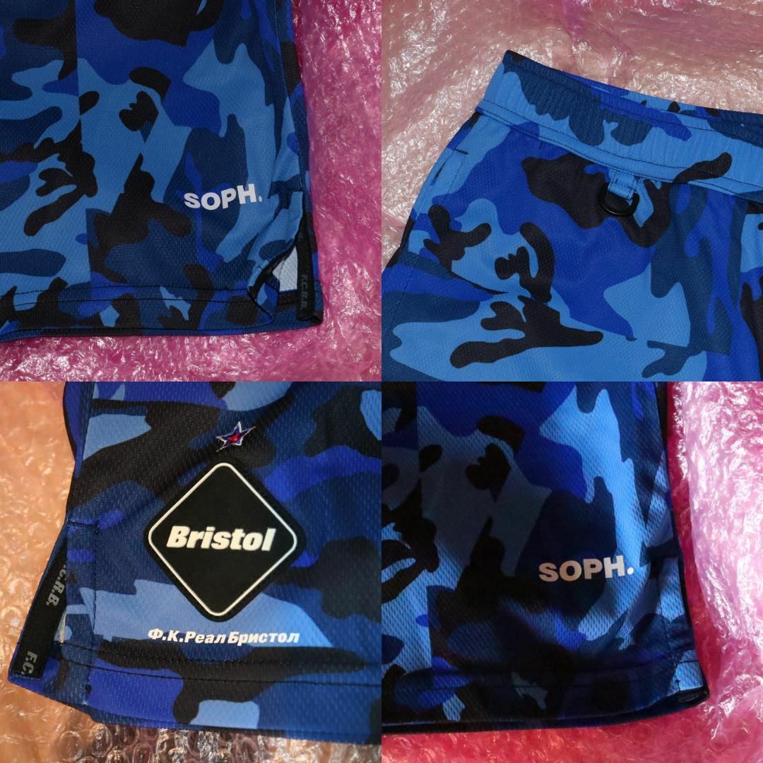 F.C.R.B.(エフシーアールビー)のFCRB18SS camouflage game shorts迷彩ロシア語キリル メンズのパンツ(ショートパンツ)の商品写真