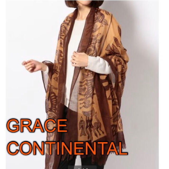 GRACE CONTINENTAL(グレースコンチネンタル)の新品未使用 グレースコンチネンタル ストール レディースのファッション小物(マフラー/ショール)の商品写真