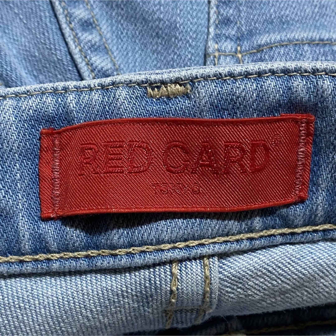 RED CARD(レッドカード)のRED CARD レッドカード 28523 カットオフ ストレッチ サイズ21 レディースのパンツ(デニム/ジーンズ)の商品写真