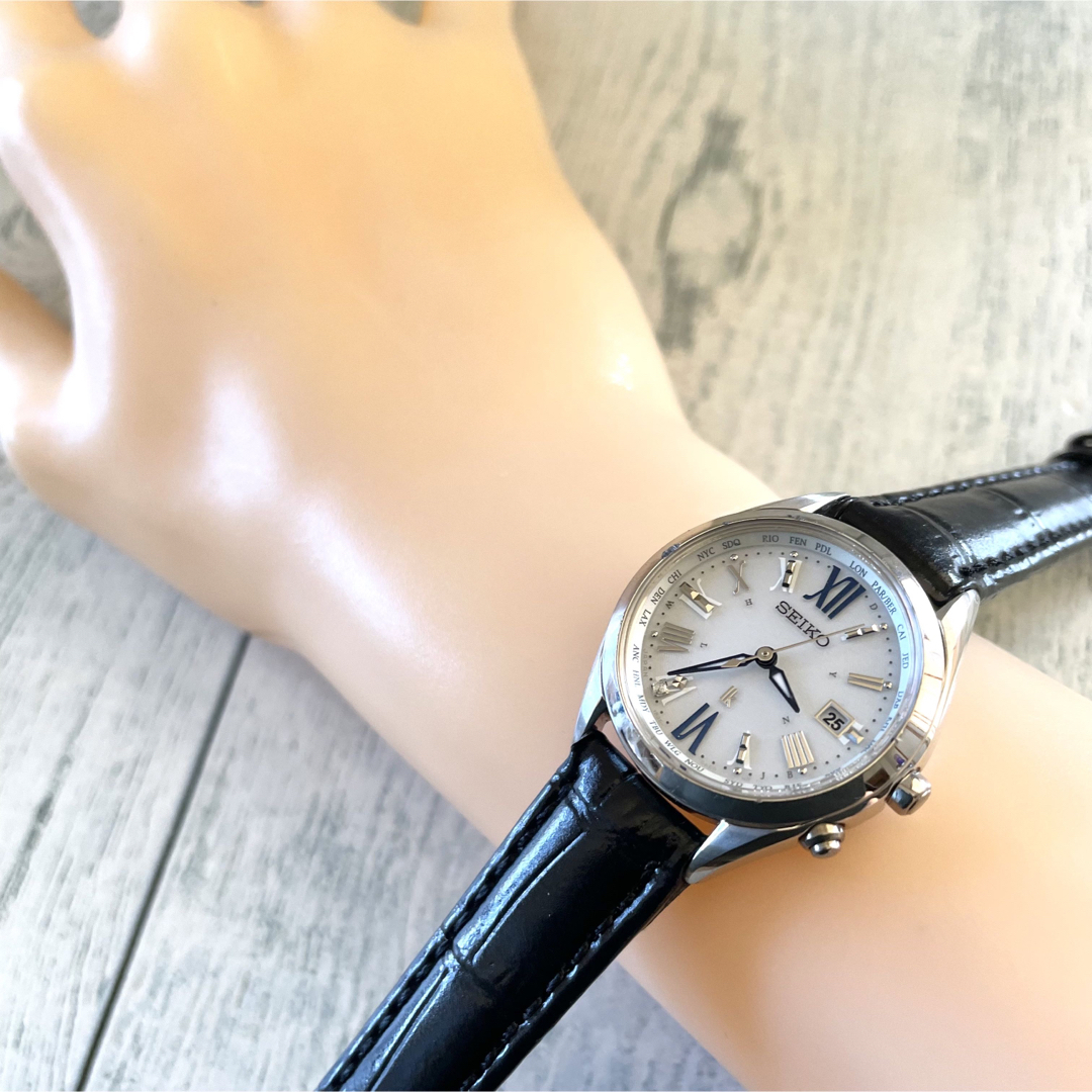 SEIKO - 【動作良好】SEIKO ルキア 腕時計 1B35-0AA0 電波 SEIKO - 【動作良好】SEIKO ルキア 腕時計 1B35-0AA0 電波