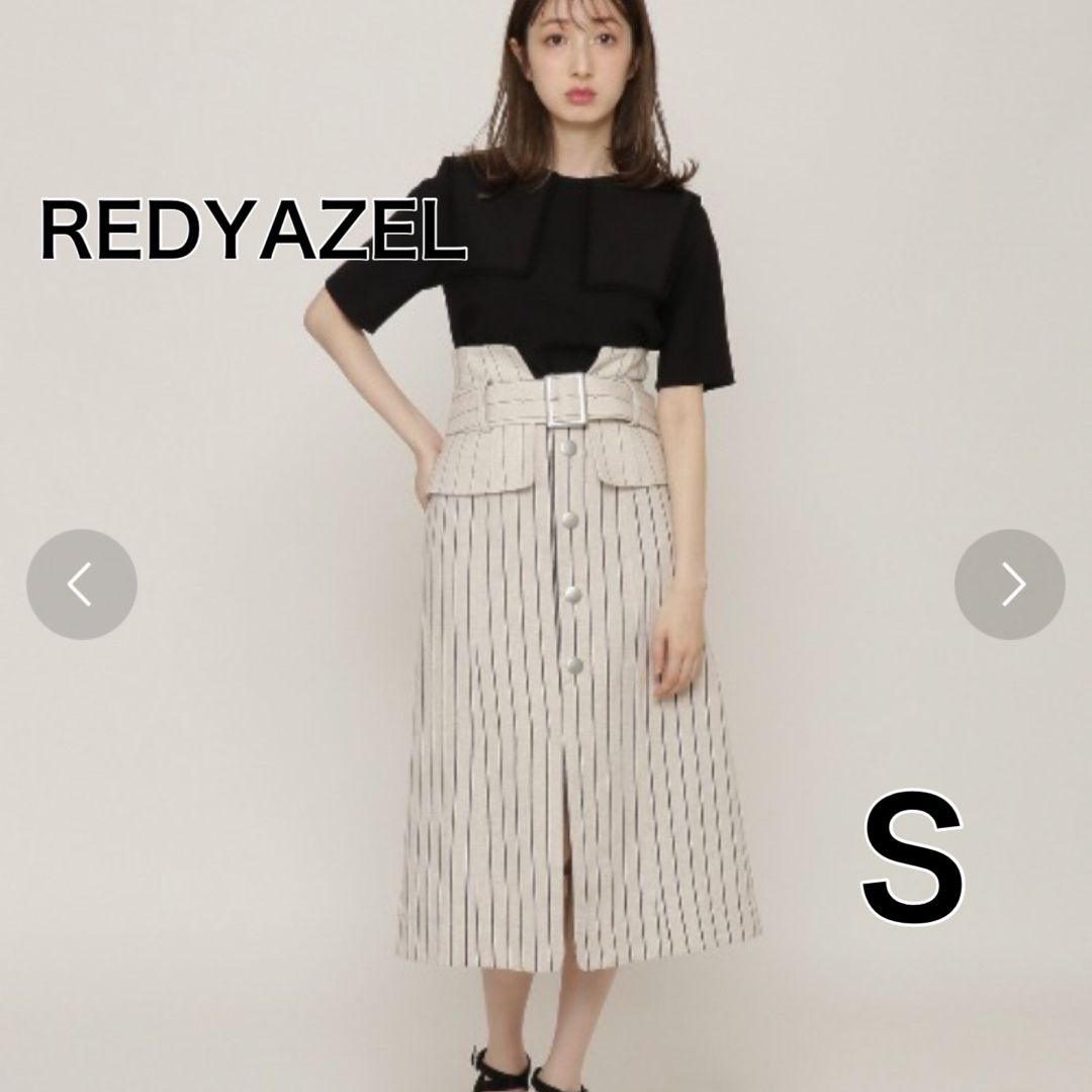 【未使用品】REDYAZEL ストライプコルセットベルト付きタイトスカート | フリマアプリ ラクマ