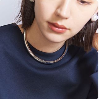 ビューティアンドユースユナイテッドアローズ(BEAUTY&YOUTH UNITED ARROWS)のビューティーアンドユース　チョーカー　ネックレス　シルバー(ネックレス)