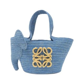 美品　希少　綺麗　LOEWE ロエベ　アマソナ28  デニム　ハンドバッグ　刺繍