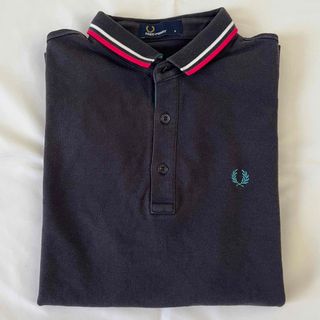 フレッドペリー(FRED PERRY)の日本製　フレッドペリー　ロゴポロシャツ　ライン(ポロシャツ)