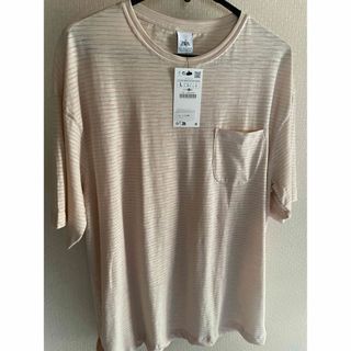 ザラ(ZARA)のZARA 半袖Tシャツ　Lサイズ　未使用新品　ZARA ザラ　メンズ　mens(Tシャツ/カットソー(半袖/袖なし))