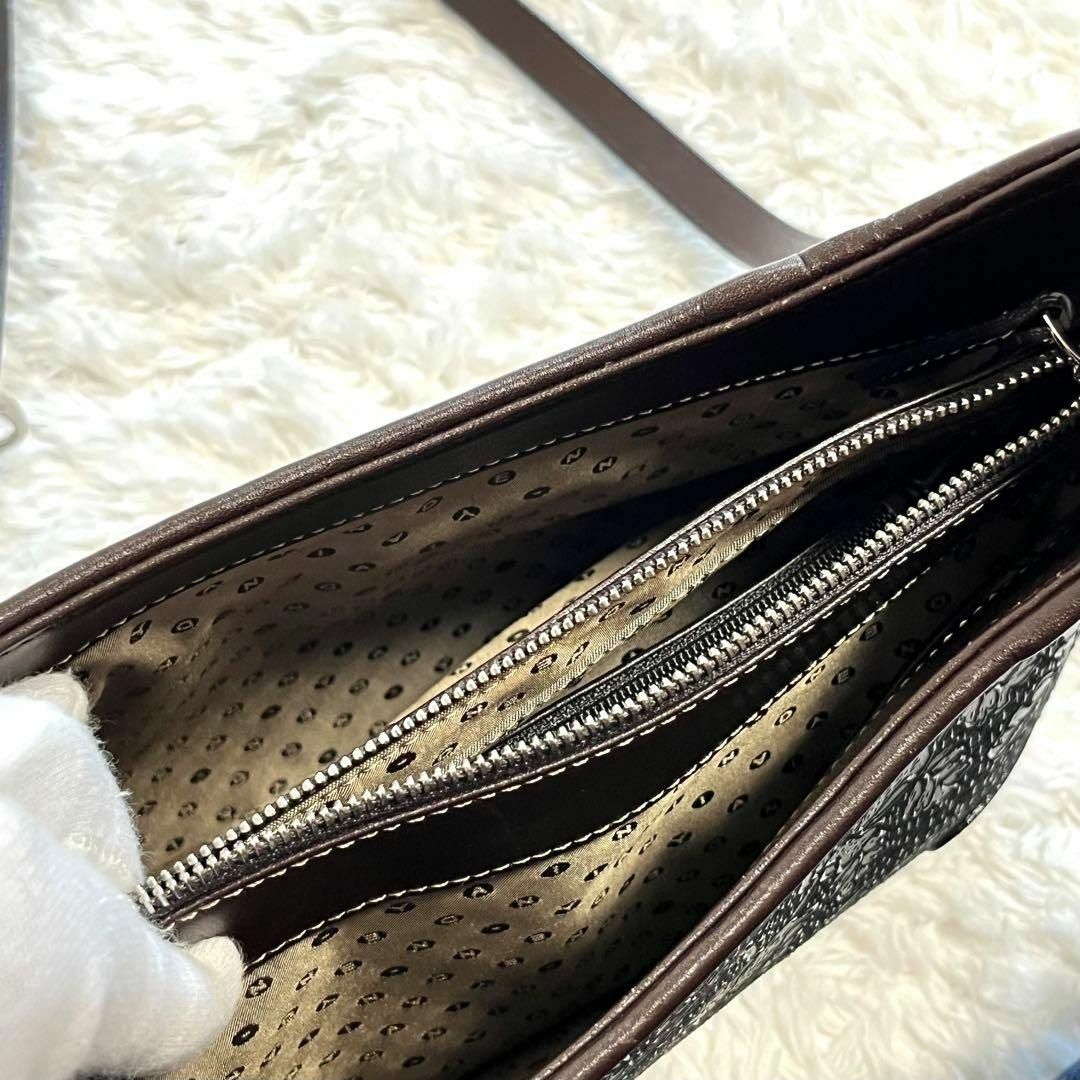 未使用級✨高級 印傳屋 アデヤ セレブ ショルダーバッグ 斜め掛け 漆