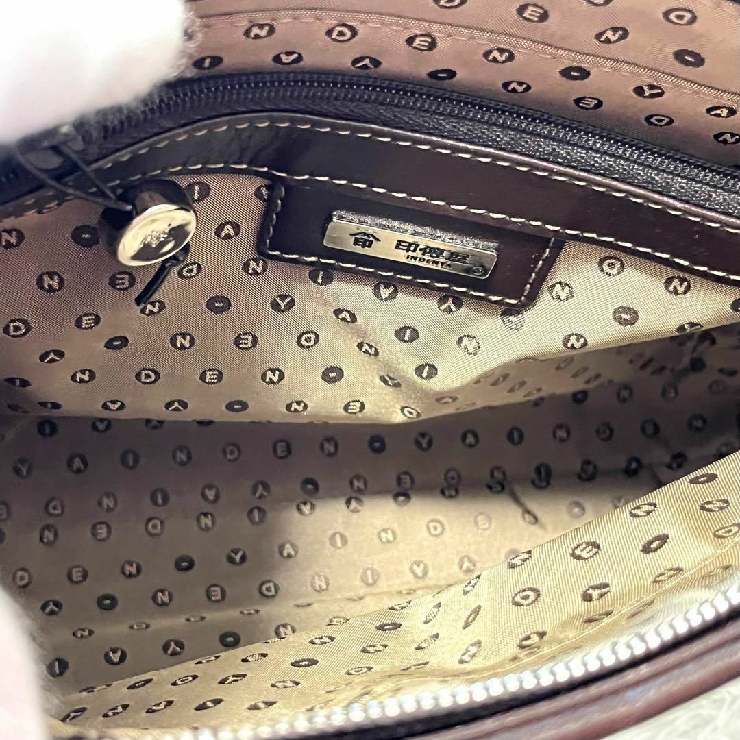 未使用級✨高級 印傳屋 アデヤ セレブ ショルダーバッグ 斜め掛け 漆