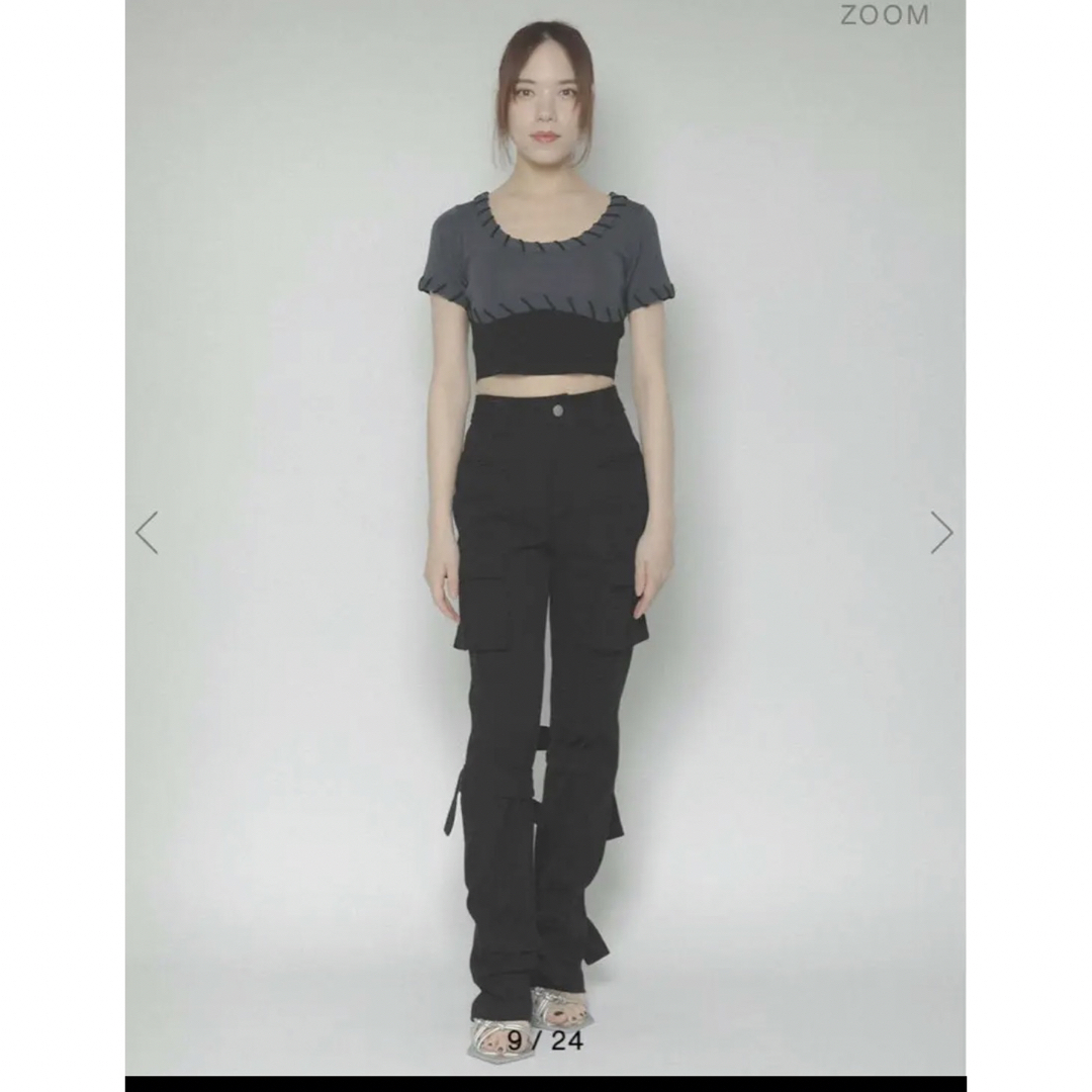 Bubbles(バブルス)のmeltthelady stitch line tops レディースのトップス(カットソー(半袖/袖なし))の商品写真