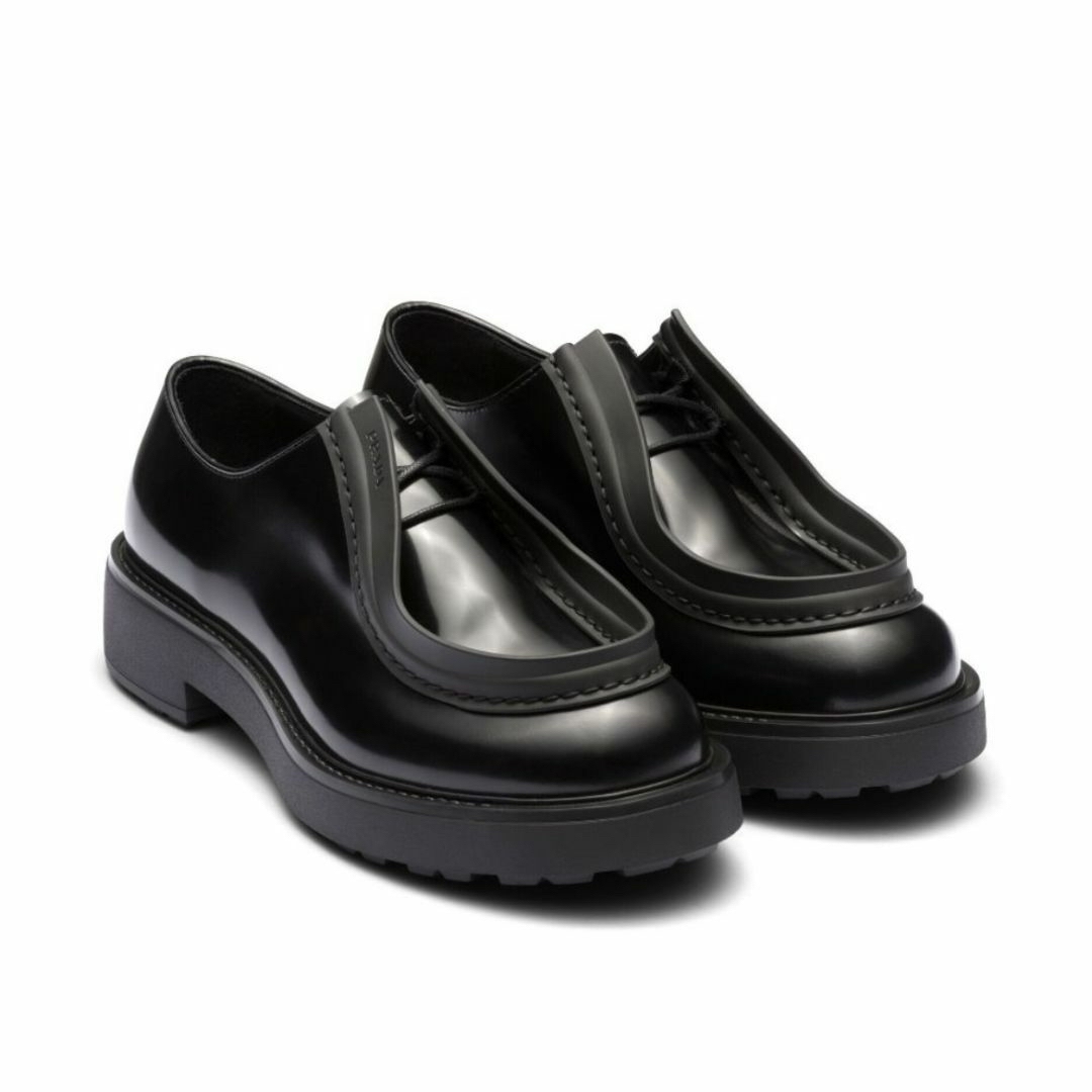 EH2） 23AW PRADA 限定 オペークブラッシュドレザー シューズ