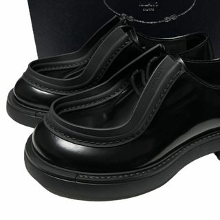 EH2) 23AW PRADA 限定 オペークブラッシュドレザー シューズ EH2) 23AW PRADA 限定 オペークブラッシュドレザー シューズ