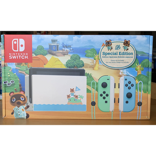 ニンテンドースイッチ(Nintendo Switch)の新品 未開封 ✨ Nintendo Switch あつまれ どうぶつの森 (家庭用ゲーム機本体)
