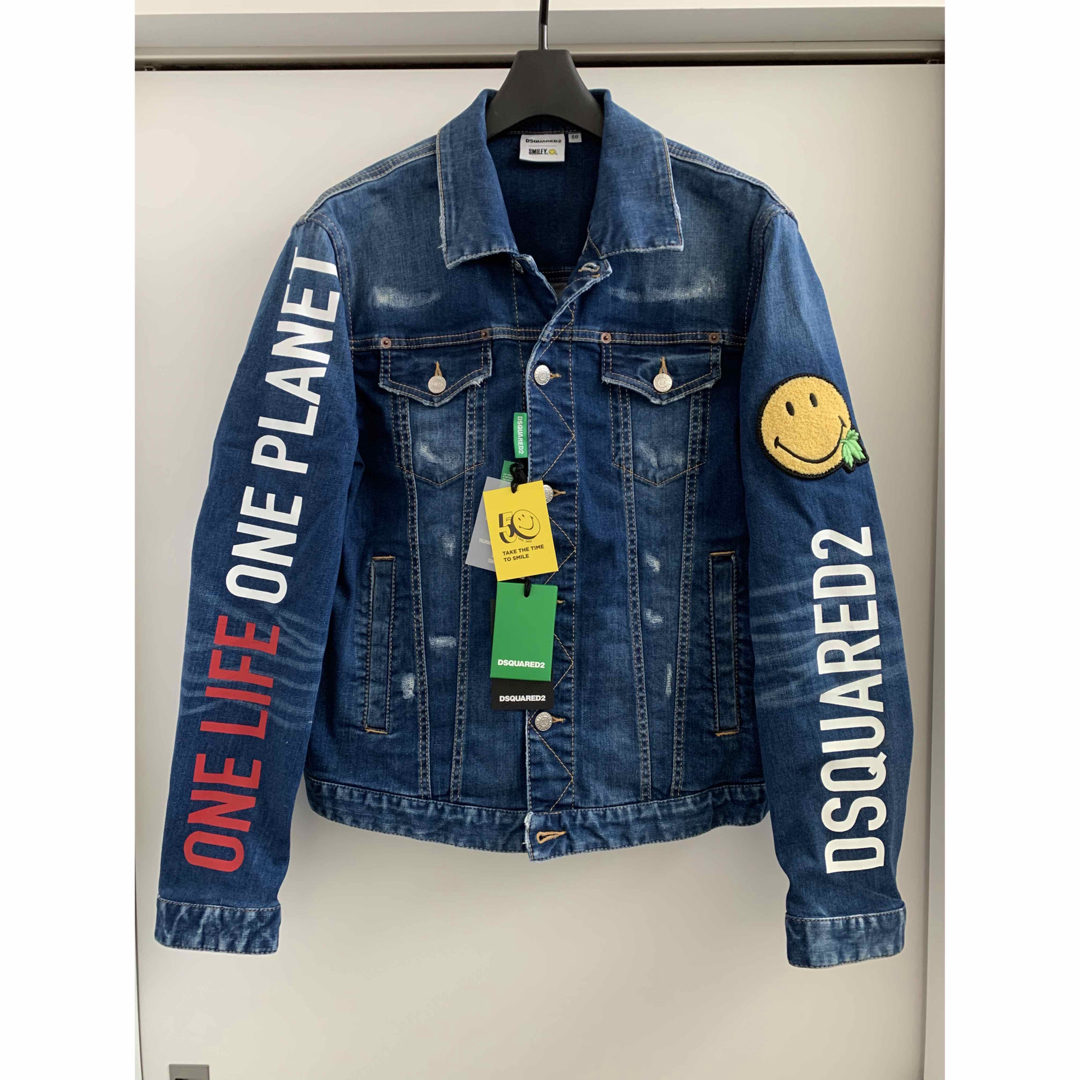 新品 Dsquared2 SMILEY PARTIALLY DAN JACKET