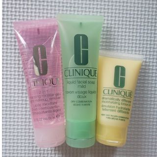 クリニーク(CLINIQUE)の【ほぼ未使用】CLINIQUE★トラベルセット★トライアルセット(サンプル/トライアルキット)