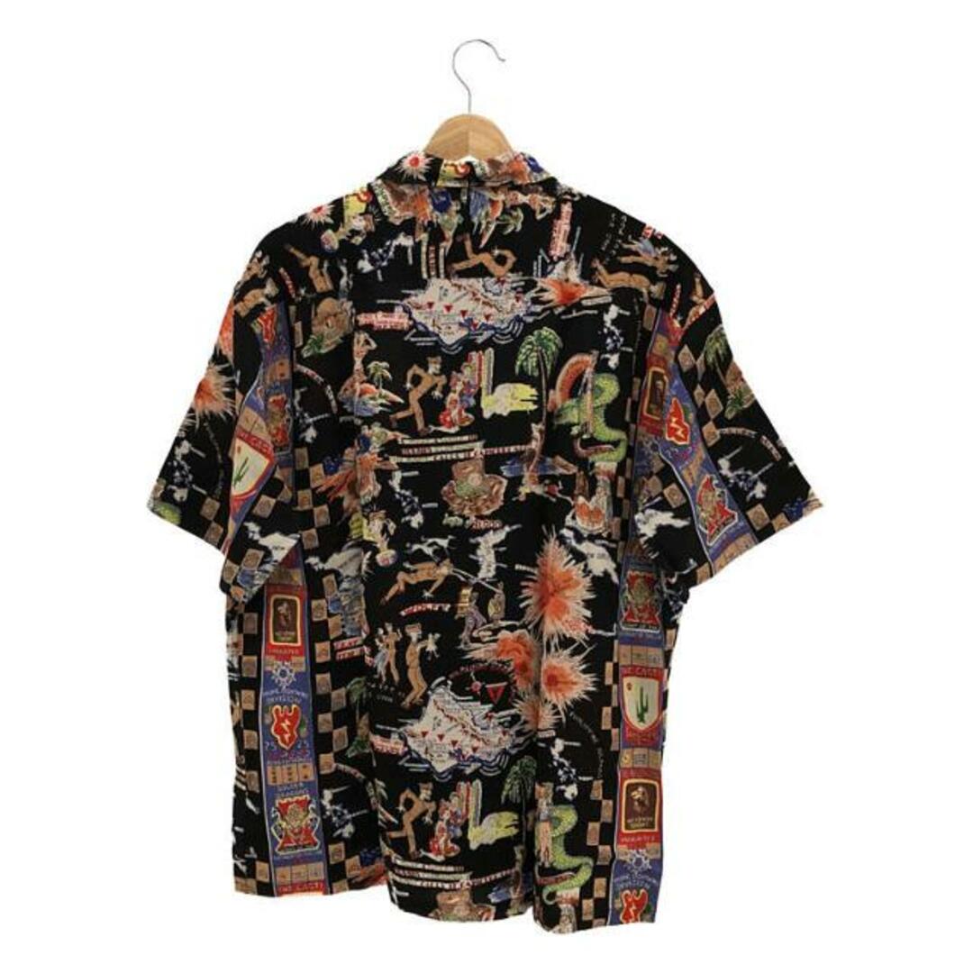 【新品】  SUN SURF / サンサーフ | × BUZZ RICKSON'S / TROPIC LIGHTNING アロハシャツ | XL | ブラック | メンズ