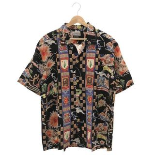 サンサーフ(Sun Surf)の【新品】  SUN SURF / サンサーフ | × BUZZ RICKSON'S / TROPIC LIGHTNING アロハシャツ | XL | ブラック | メンズ(Tシャツ/カットソー(半袖/袖なし))