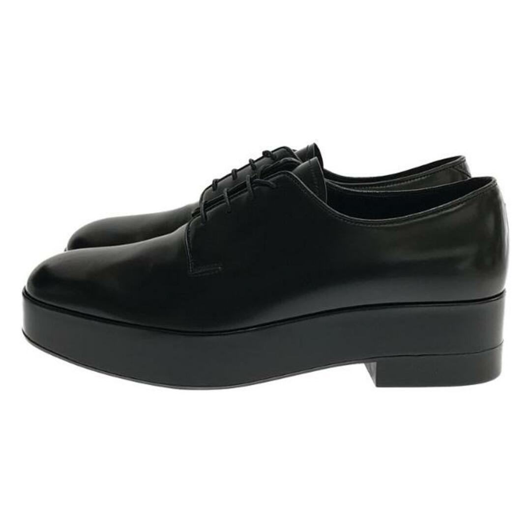 【新品】 PRADA / プラダ | ブラッシュドレザー レースアップ ダービーシューズ | 8.5 | ブラック | メンズ 【新品】 PRADA / プラダ | ブラッシュドレザー レースアップ ダービーシューズ | 8.5 | ブラック | メンズ
