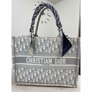 クリスチャンディオール(Christian Dior)のディオール ブックトート グレー(トートバッグ)