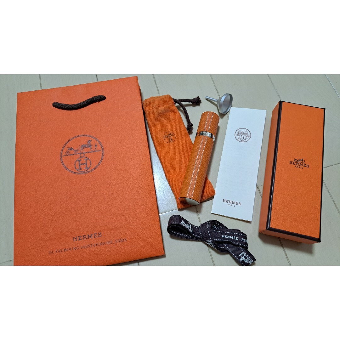 美品★Hermes★BOITIERS CUIR V32330 アトマイザー