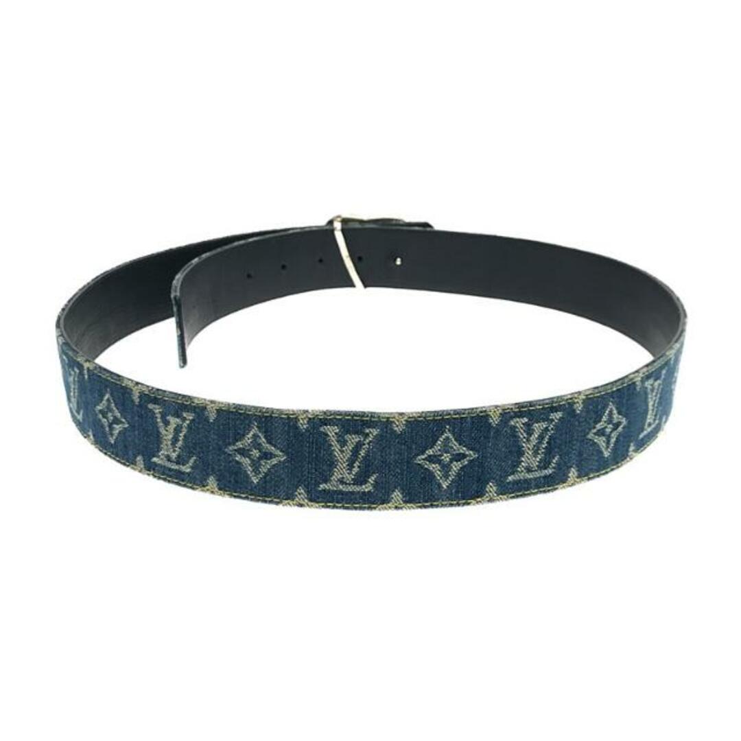 Louis Vuitton / ルイヴィトン | × Nigo Denim 40mm Reversible Belt ベルト | 110cm | インディゴ | メンズ