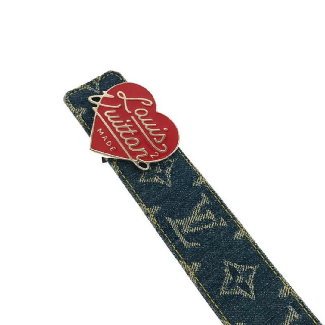 Louis Vuitton / ルイヴィトン | × Nigo Denim 40mm Reversible Belt ベルト | 110cm | インディゴ | メンズ