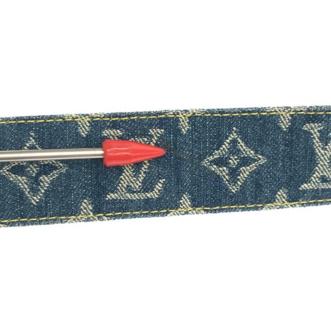 Louis Vuitton / ルイヴィトン | × Nigo Denim 40mm Reversible Belt ベルト | 110cm |  インディゴ | メンズ