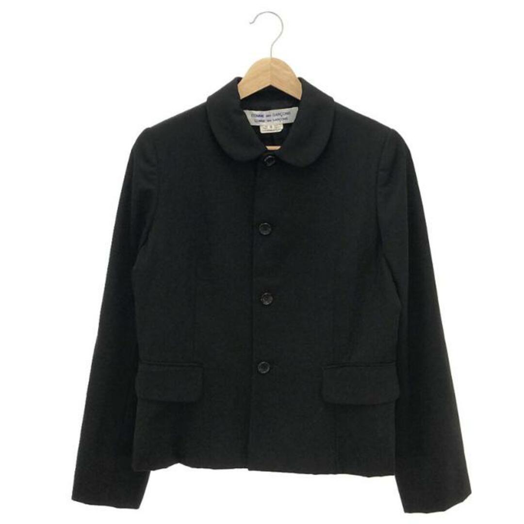 【美品】  COMME des GARCONS COMME des GARCONS / コムコム | AD2012 | ウール シングル 丸襟ジャケット | S | ブラック | レディース