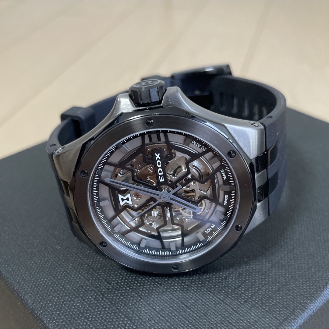 EDOX - エドックスEDOXデルフィンメカノ自動巻き85303-357GN-NGN中古の EDOX - エドックスEDOXデルフィンメカノ自動巻き85303-357GN-NGN中古の