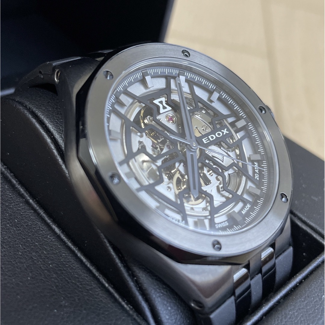 EDOX - エドックスEDOXデルフィンメカノ自動巻き85303-357GN-NGN中古の EDOX - エドックスEDOXデルフィンメカノ自動巻き85303-357GN-NGN中古の