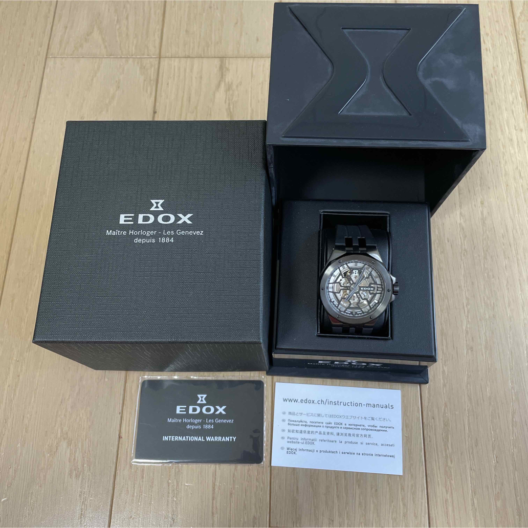 EDOX   エドックスEDOXデルフィンメカノ自動巻きGN NGN中古の