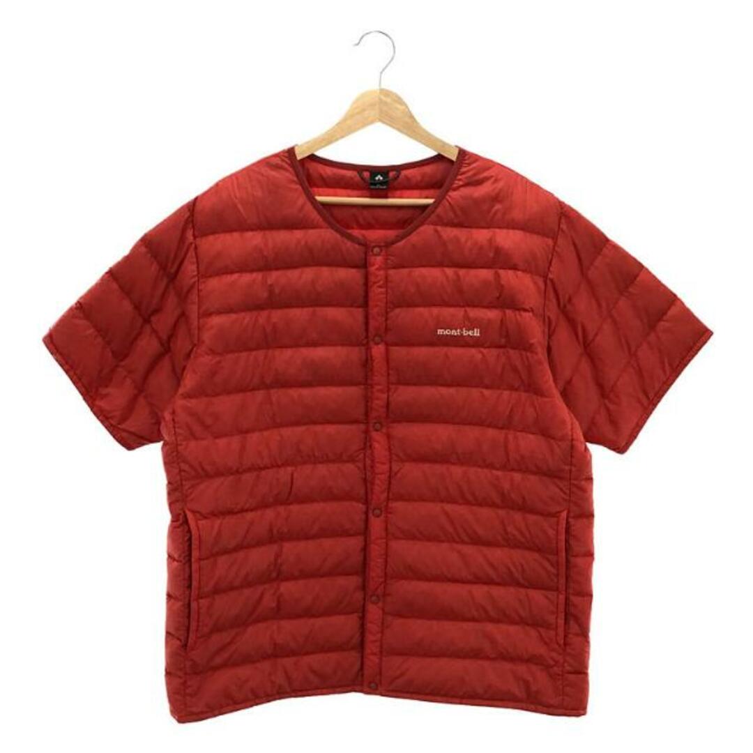 mont bell / モンベル   スペリオダウン ラウンドネックT ジャケット   XL   レッド   メンズ   フリマアプリ ラクマ