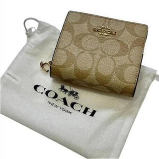 コーチ(COACH)の0827 COACH コーチ ２つ折り財布 コンパクトミニ レディース(財布)