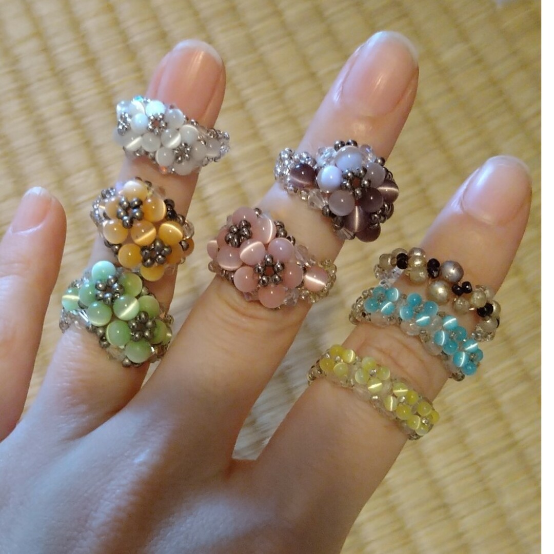 ハンドメイド□ビーズアクセサリーの通販 by マル's shop｜ラクマ