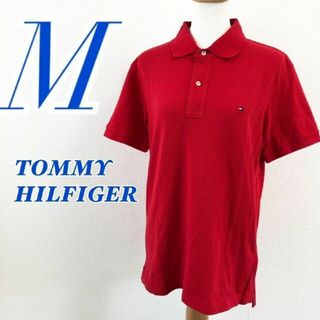 トミーヒルフィガー(TOMMY HILFIGER)のTOMMY HILFIGER トミーヒルフィガー M 半袖ポロシャツ 綿100(ポロシャツ)