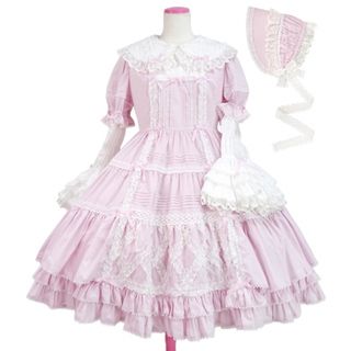 アンジェリックプリティー(Angelic Pretty)の【最終値下】プーぺ ドゥ レーヴDress Set～私の憧れのお人形～(ひざ丈ワンピース)