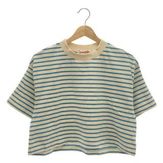 スピックアンドスパン(Spick & Span)のSpick and Span / スピックアンドスパン | 2023SS | コットンボーダーTシャツ | F | ブルー | レディース(Tシャツ(半袖/袖なし))