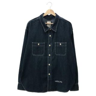 ヴィスヴィム(VISVIM)の【美品】  visvim / ビズビム | 2020SS | SS LUMBER SHIRT DAMAGED | 2 | インディゴ | メンズ(Tシャツ/カットソー(七分/長袖))